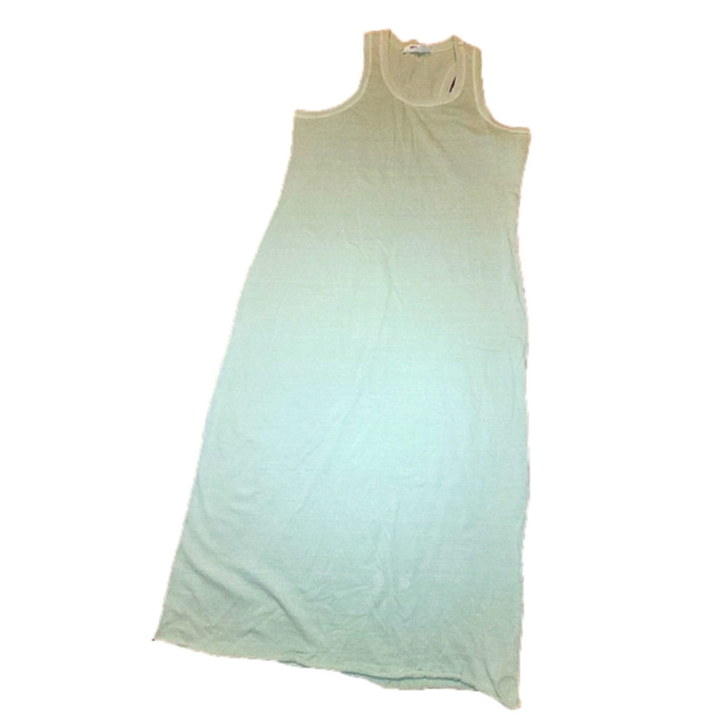 Double Zero light green sleeveless midi tahirt dress - Large